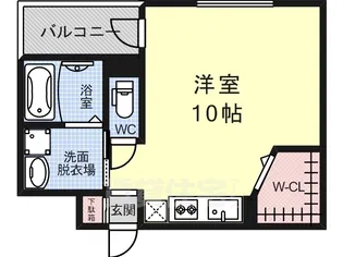 大阪府大阪市西淀川区姫里3丁目【アパート】の間取り