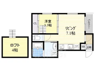 ハーモニーテラス二番5【2階】の間取り