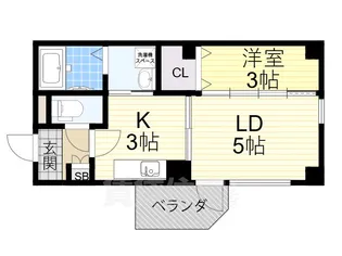 大阪府堺市堺区戎之町東1丁【マンション】の間取り