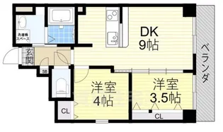 大阪府堺市堺区戎之町東1丁【マンション】の間取り
