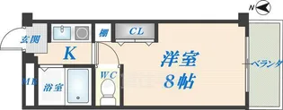 ベルハイム小阪【3階】の間取り