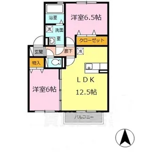 グラフォート2【2階】の間取り