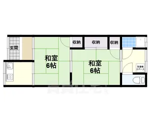リベルテ葛城【2階】の間取り