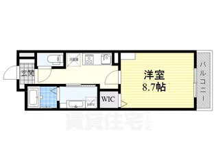 カスタリア新栄II【10階】の間取り