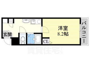 PLAGE HIMURO【4階】の間取り