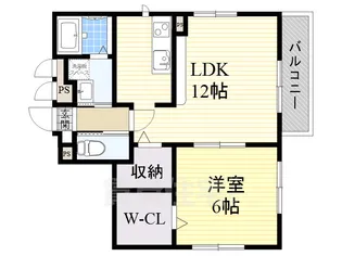 アムールアベイユ2【1階】の間取り