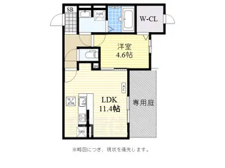 SEJOUR 南竹谷【1階】の間取り
