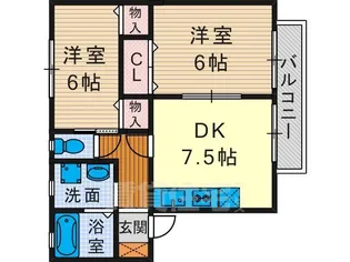 ベルドミール【2階】の間取り