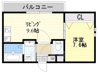 ポルトフィーノ【3階】の間取り