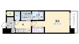 カスタリア京都西大路(旧フォレシティ西大路)【10階】の間取り
