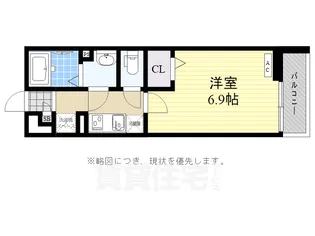 リブリ・リアン尼崎【1階】の間取り