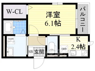 プティ ルピナス【2階】の間取り