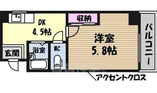 コーポ葵【3階】の間取り