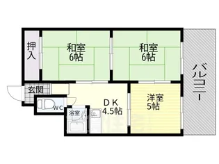 清川ビル【1011号室】の間取り