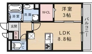 マジェスティ ツイン 1棟【2階】の間取り