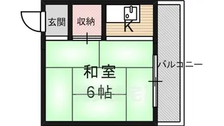 うずまさハイツ【3階】の間取り