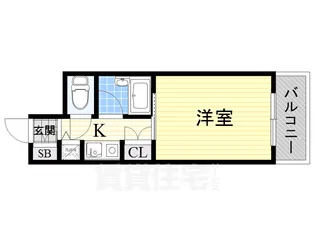 リーガル新大阪2【7階】の間取り