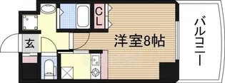 ノルデンハイム新大阪2【6階】の間取り