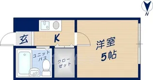 エスティビル旭町【3階】の間取り