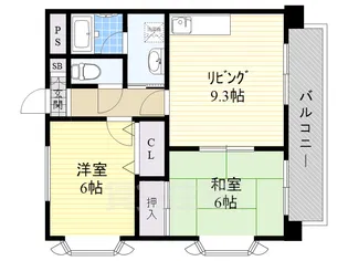 ウノ・ディアマンテ【6階】の間取り