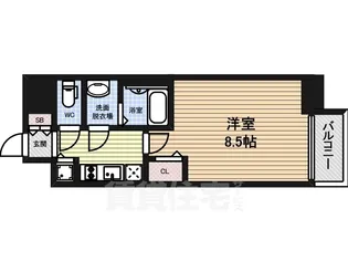プレサンス大曽根駅前ファースト【8階】の間取り
