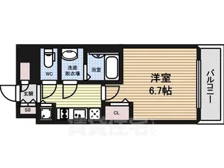 プレサンス大曽根駅前ファースト【14階】の間取り