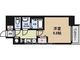 プレサンス大曽根駅前ファースト【10階】の間取り