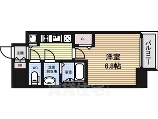 プレサンス大曽根駅前ファースト【11階】の間取り