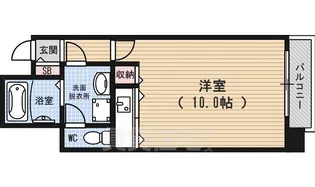 パラーティ21塚本【9階】の間取り