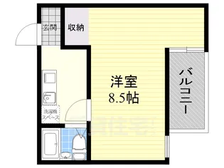 クルーム新大阪2番館【5階】の間取り