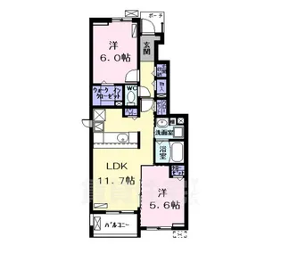 アロッジオ M 3【1階】の間取り