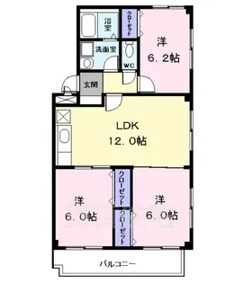 ペーブメント800【3階】の間取り
