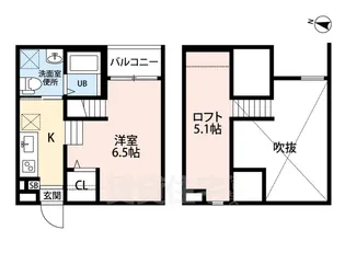 ココマンション【1階】の間取り