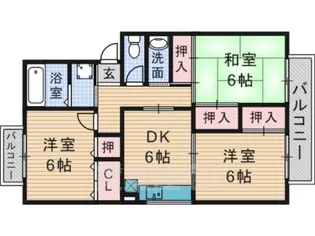 サンハイム【2階】の間取り