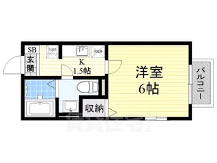 セジュールMORITA【2階】の間取り