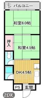飛鳥グランドパレス【3階】の間取り