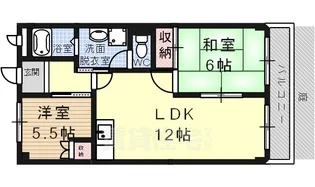 サンステージ滝ノ水【1階】の間取り