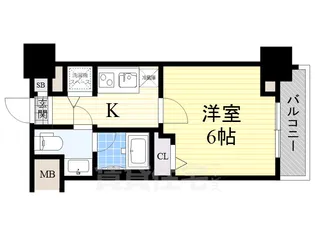 セイワパレス東三国駅前【10階】の間取り