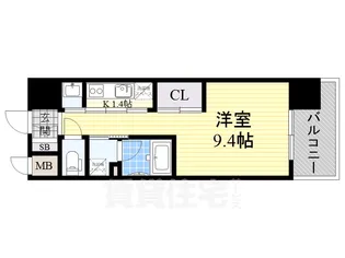 GRAND ESPOIR IZUMI【6階】の間取り