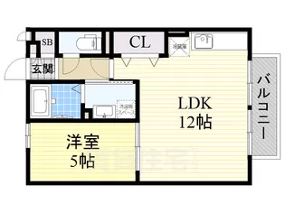 大阪府堺市中区八田北町【アパート】の間取り