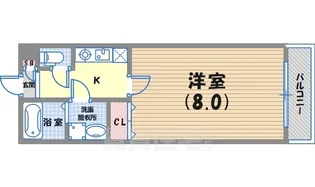 メイプル津門【1階】の間取り