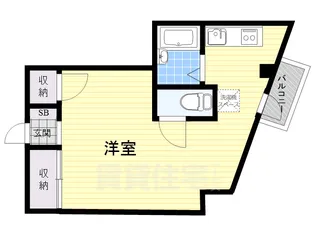 光ハイツ【3階】の間取り