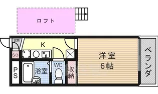 シャンテ【3階】の間取り