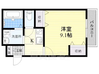 モンレーブ【1階】の間取り