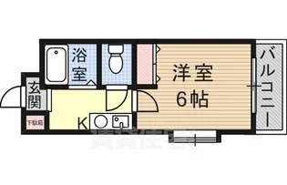 リベラルパレス藤【3階】の間取り