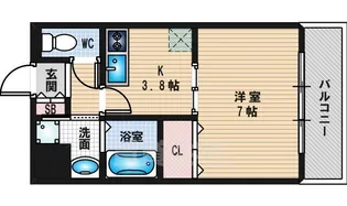豊里セレニテ【2階】の間取り