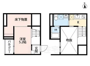 ローレルフォレスタ本陣【1階】の間取り