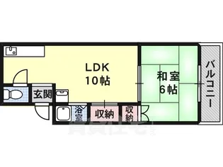 藤井寺第一サンハイツ【3階】の間取り
