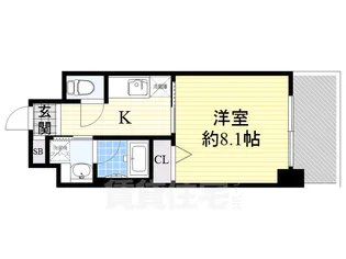 レジディア丸の内【15階】の間取り