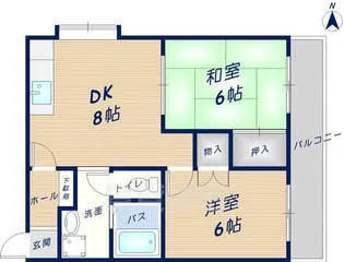 コーポヒロ【3階】の間取り